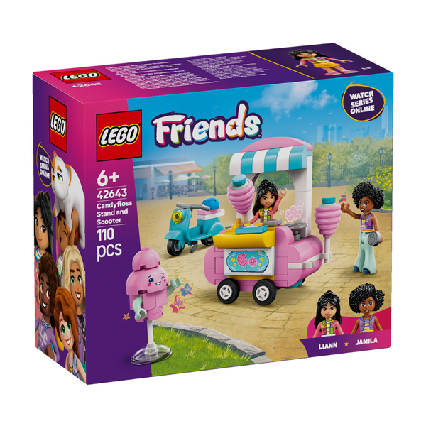 LEGO® Friends™ Cotton Candy Stand and Scooter – AG LEGO® Certified