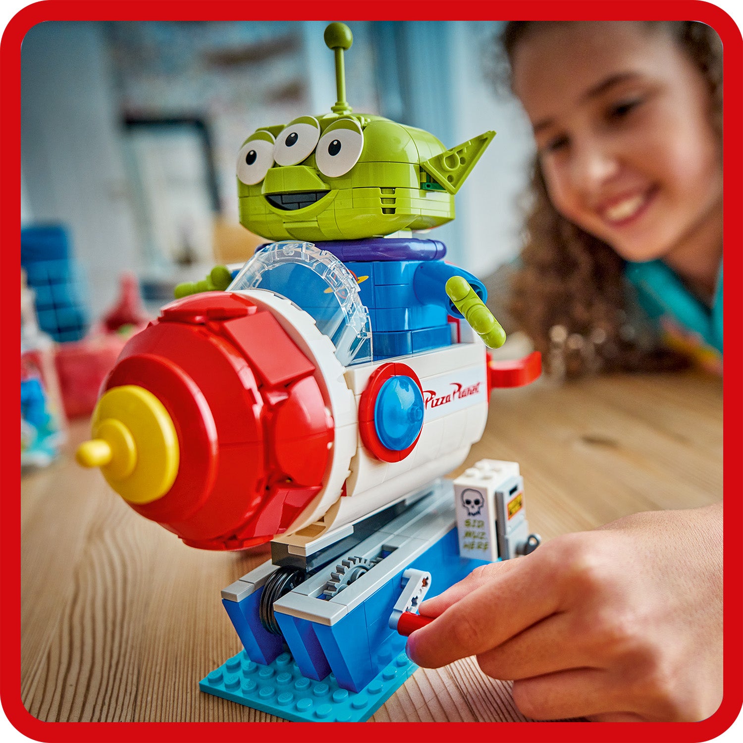 LEGO® | Disney and Pixar Toy Story Alien with Pizza Planet Rocket