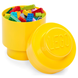 LEGO Storage Brick 1 Round - Yellow