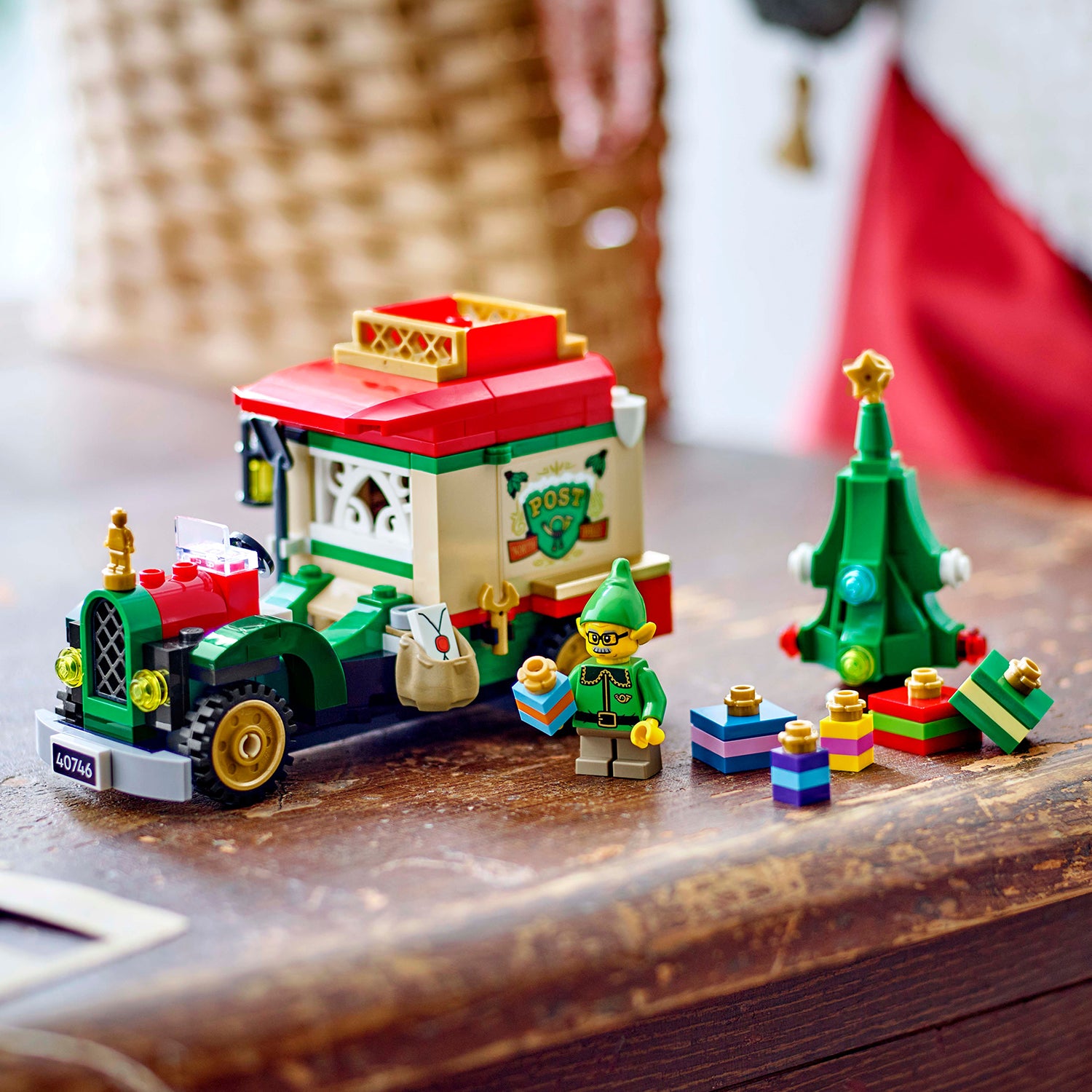 Lego christmas truck sale