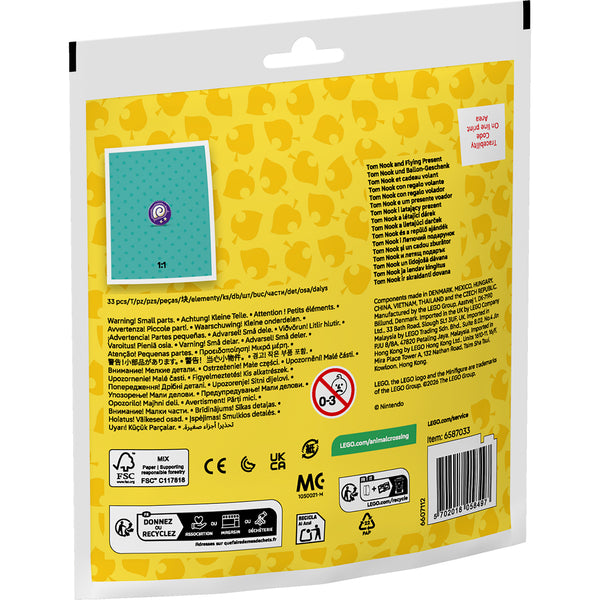 LEGO® Animal Crossing™ Tom Nook and Flying Present