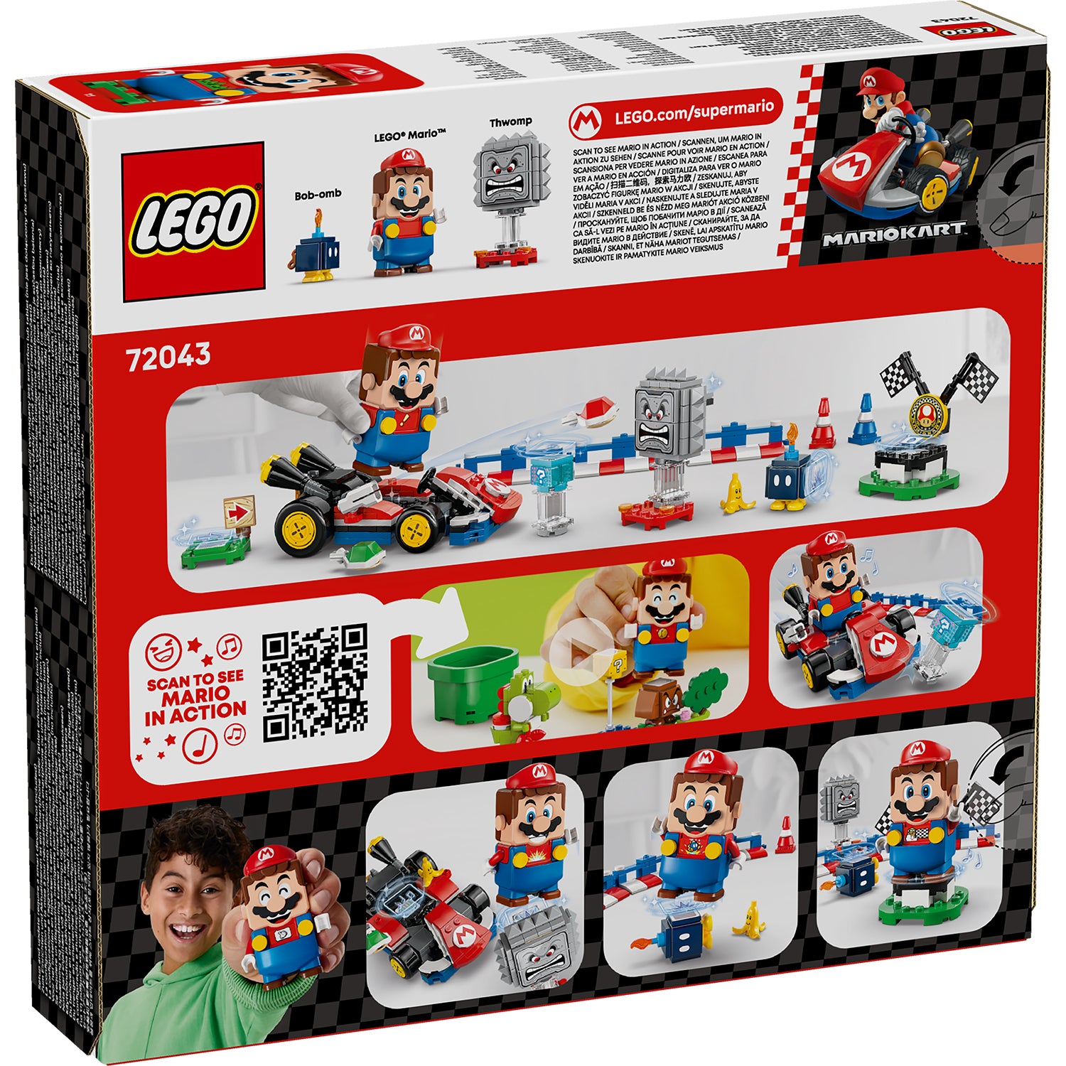 マリオ LEGO® Super Mario™: Mario Kart™ – Interactive LEGO® Mario