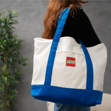 LEGO® Blue Cotton Tote Bag