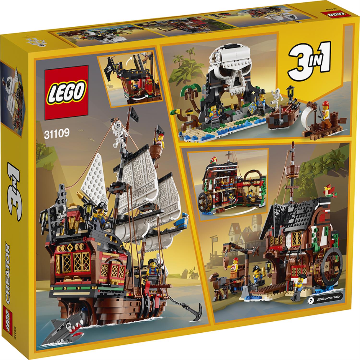 Creator 3-in-1 store Pirate Ship