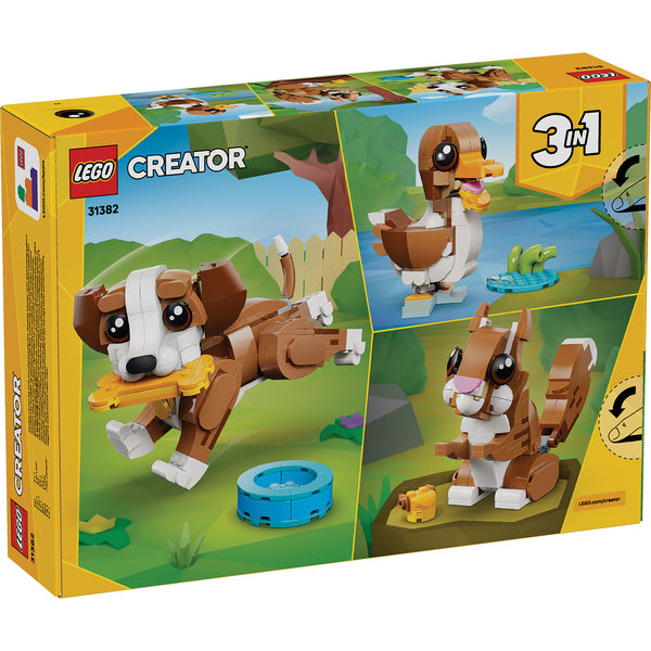 LEGO® Creator 3-in-1 Cute Animals: Playful Puppy Dog