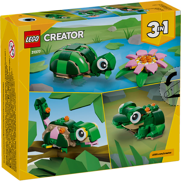 LEGO® Creator 3-in-1 Turtle with a Water Lily Flower