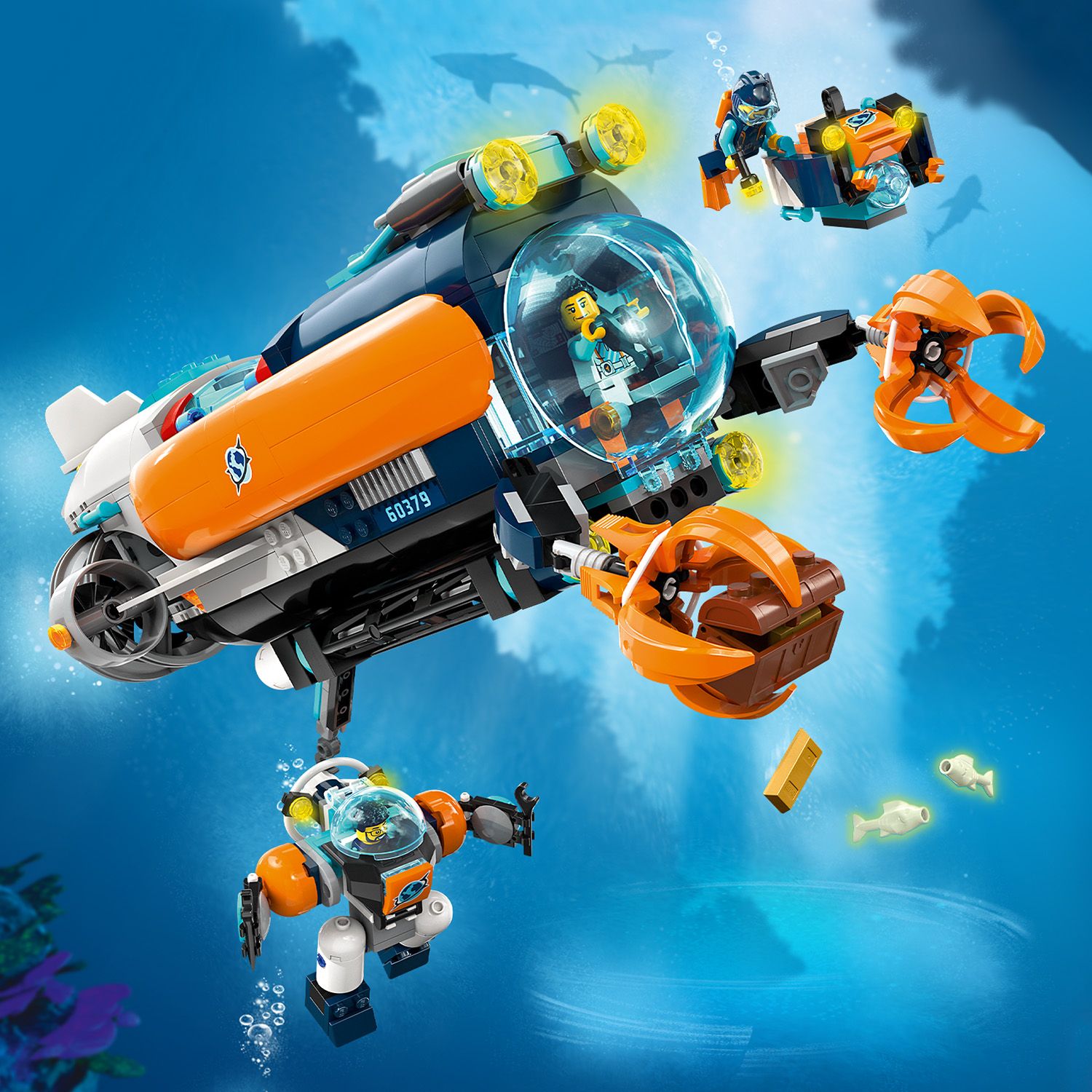 Lego clearance underwater submarine