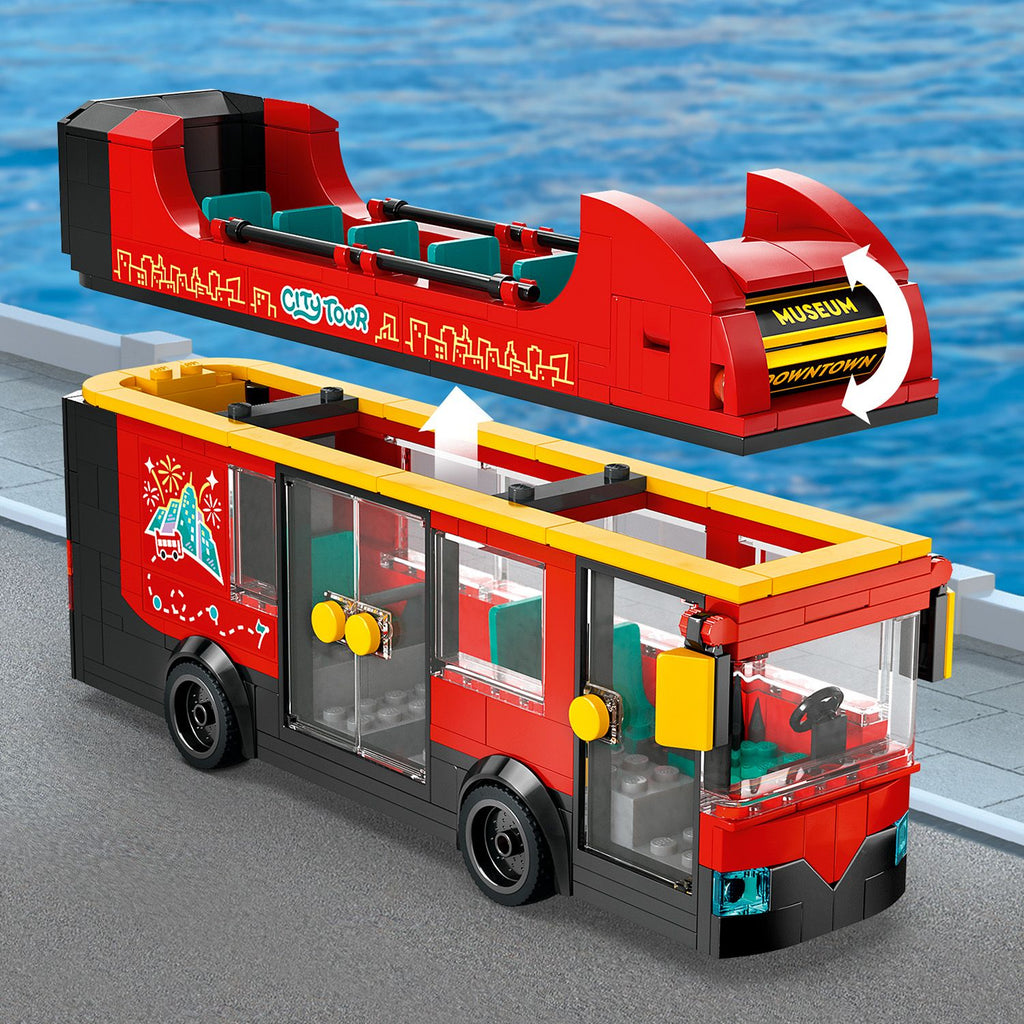 LEGO® City Red Double-Decker Sightseeing Bus – AG LEGO® Certified Stores