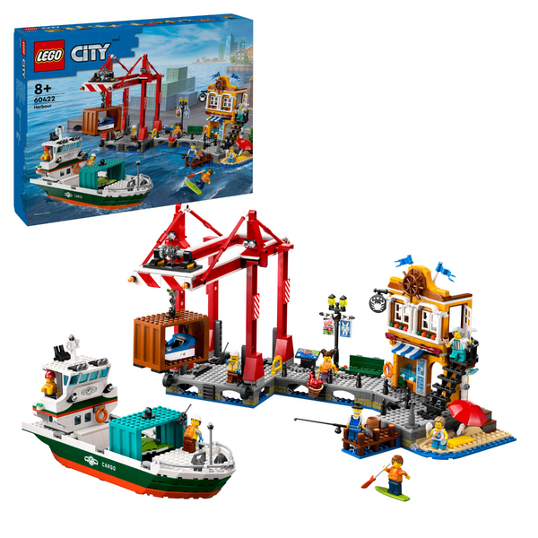 LEGO® City Seaside Harbor with Cargo Ship