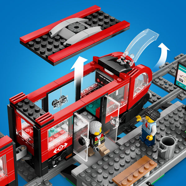 LEGO® City Downtown Tram and Station