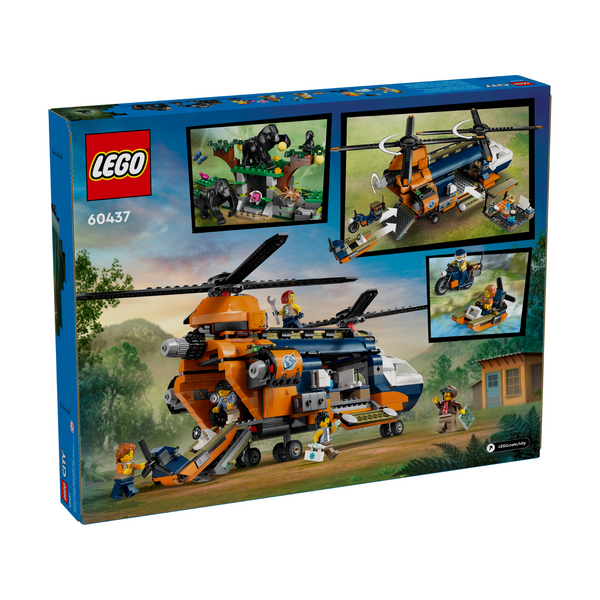 LEGO® City Jungle Explorer Helicopter at Base Camp