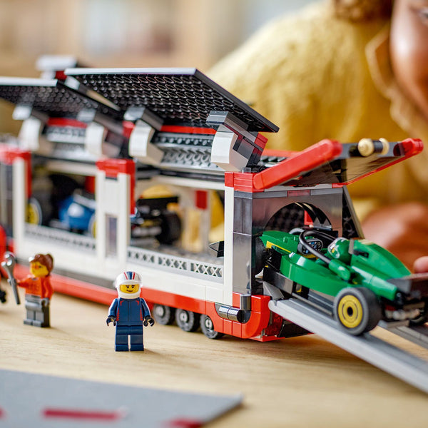 LEGO® City F1® Truck with RB20 AMR24 F1® Cars – AG LEGO