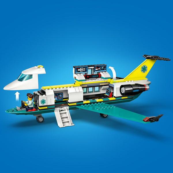 LEGO® City Emergency Air Ambulance Airplane – AG LEGO® Certified