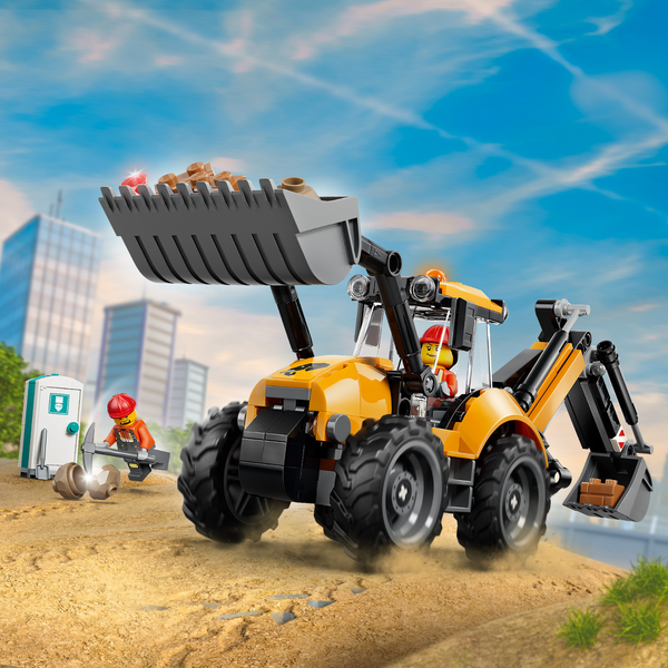 LEGO® City Yellow Backhoe Loader