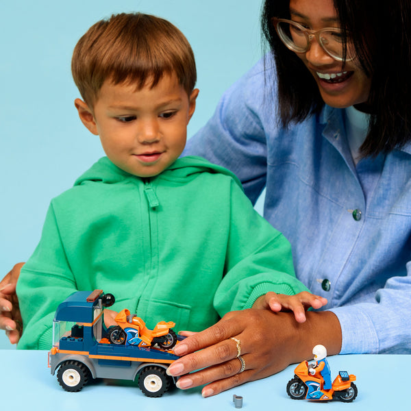 LEGO® City Motorcycle Transporter