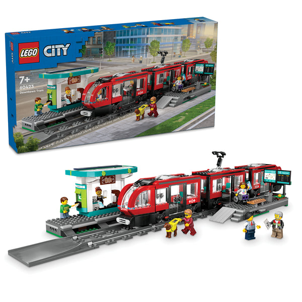 LEGO® City Downtown Tram and Station