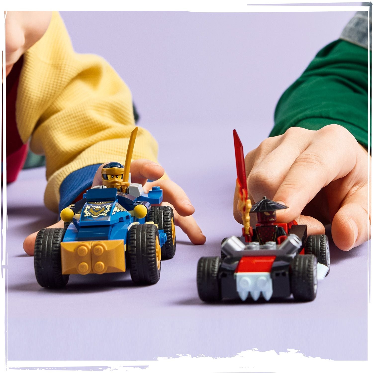 LEGO® NINJAGO® Rogue vs. Drix Race Car Duel – AG LEGO® Certified