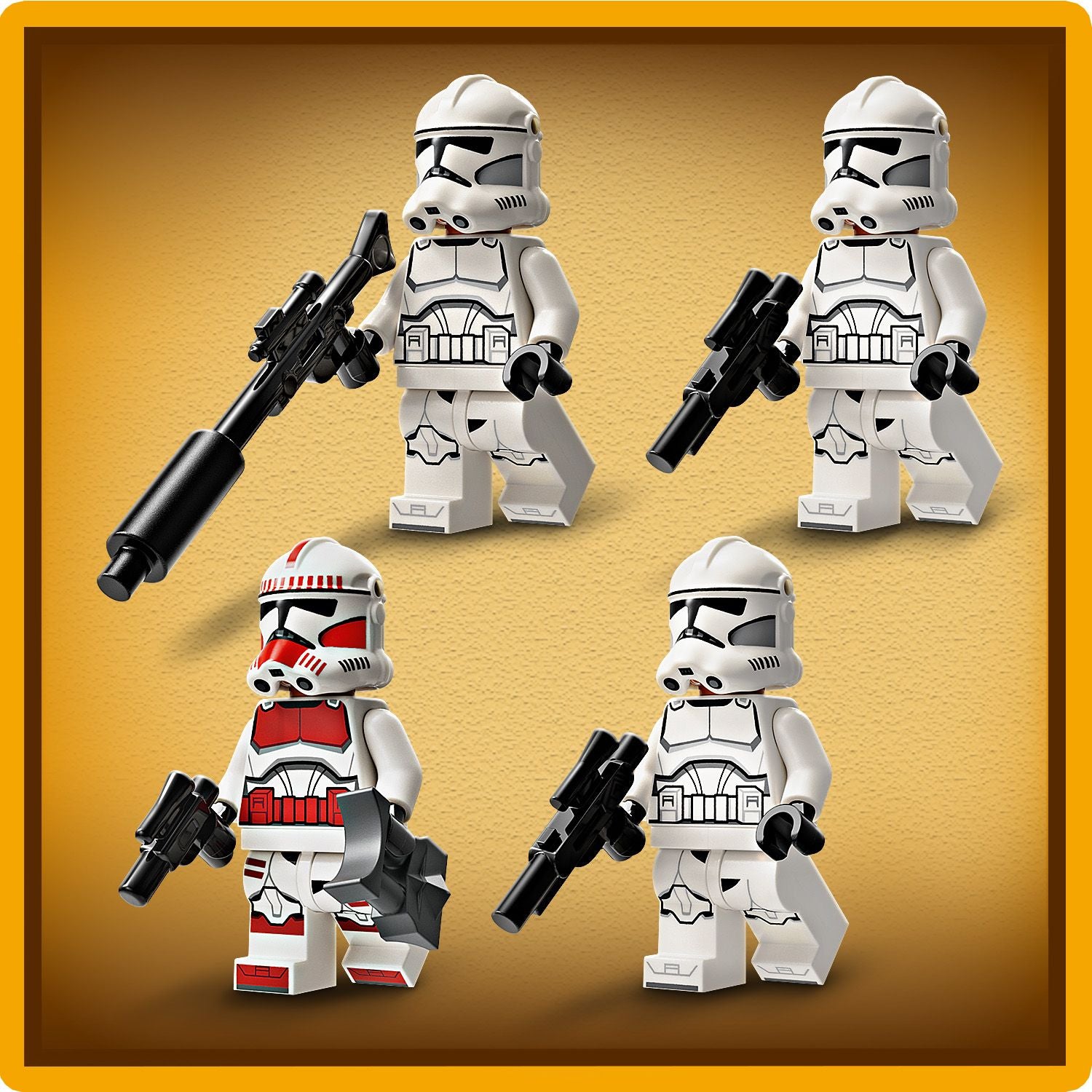 Lego star wars discount minifigures clone trooper