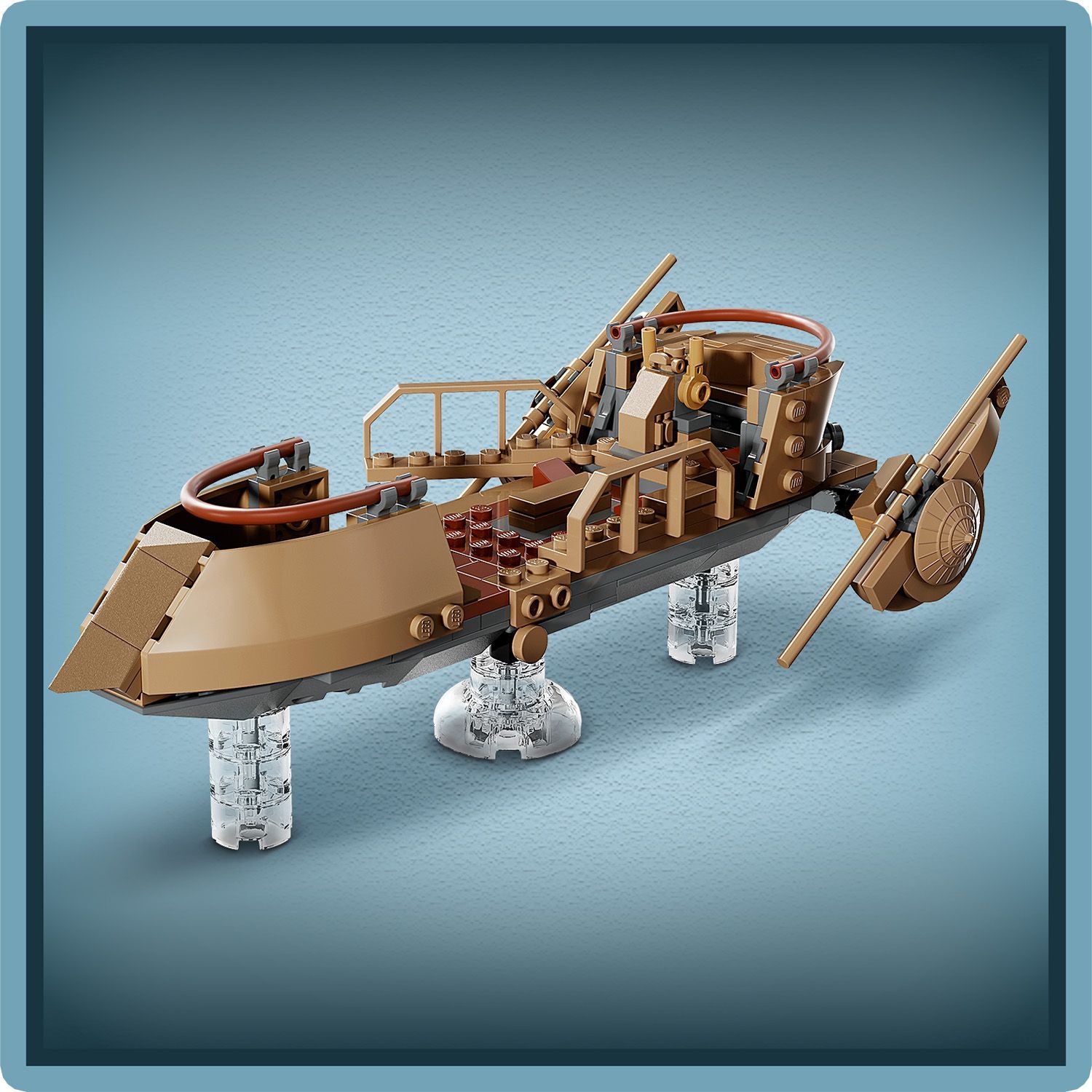 Star Wars jabbas sail barge and desert good skiff