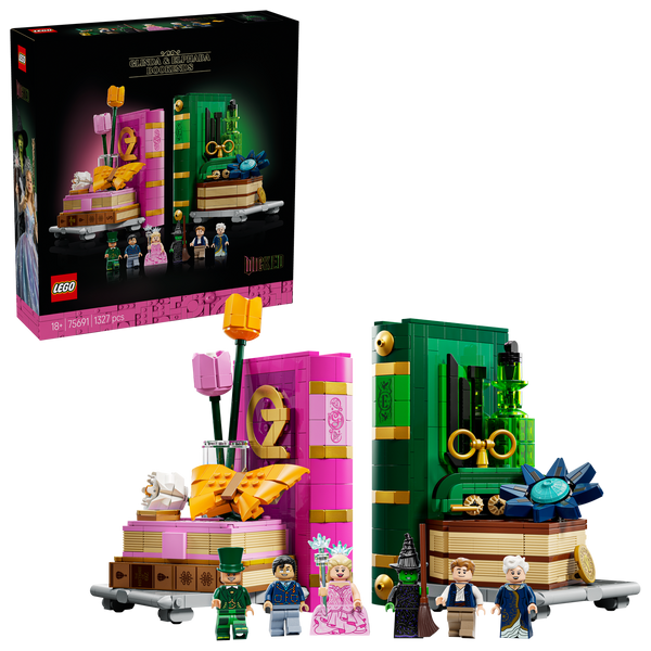 LEGO® Wicked Glinda & Elphaba Bookends