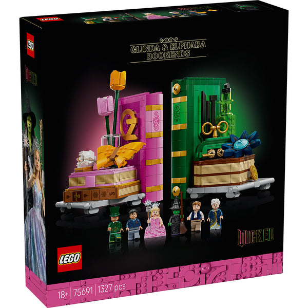 LEGO® Wicked Glinda Elphaba Bookends – AG LEGO® Certified Stores