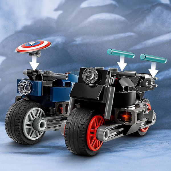 LEGO® Marvel Black Widow & Captain America Motorcycles