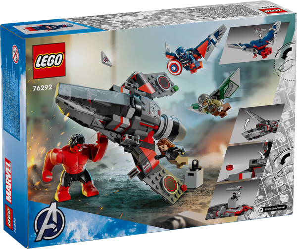 LEGO Marvel Captain America vs. Red Hulk Battle AG LEGO Certified Stores