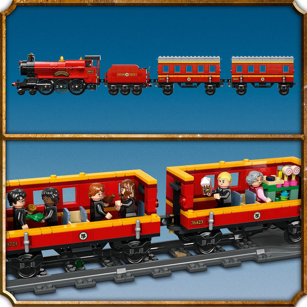 LEGO 76423 Harry Potter Hogwarts Express Train Set with Hogsmeade