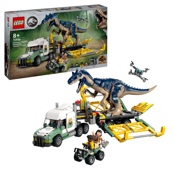 LEGO® Jurassic World™ Dinosaur Missions: Allosaurus Transport Truck