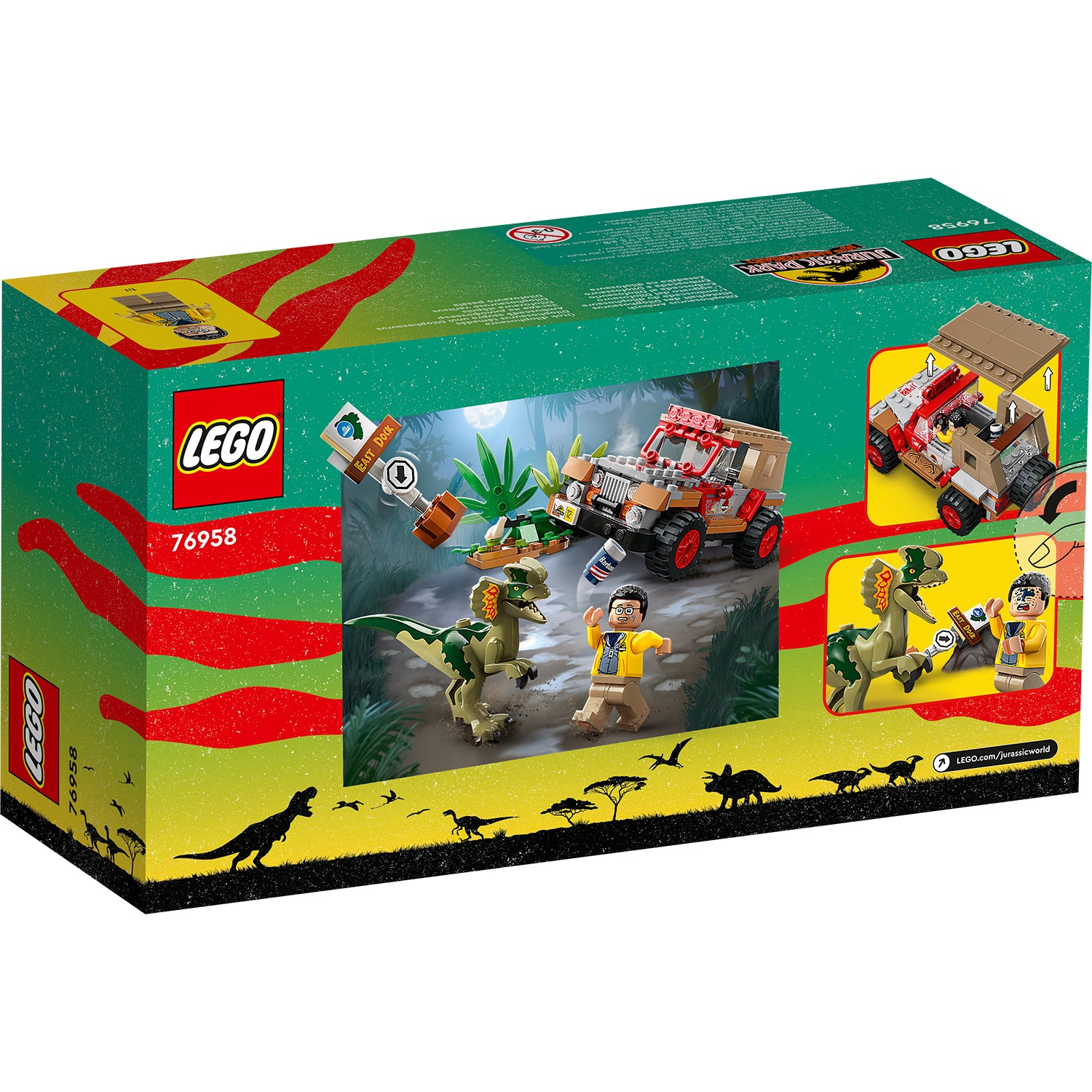 LEGO Jurassic Park Dilophosaurus Ambush AG LEGO Certified Stores