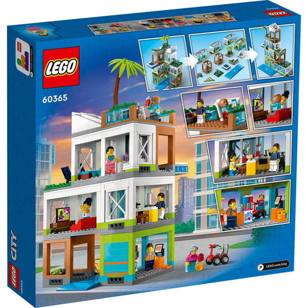 Lego City Apartment Building Fun Toy Set With Connecting Room