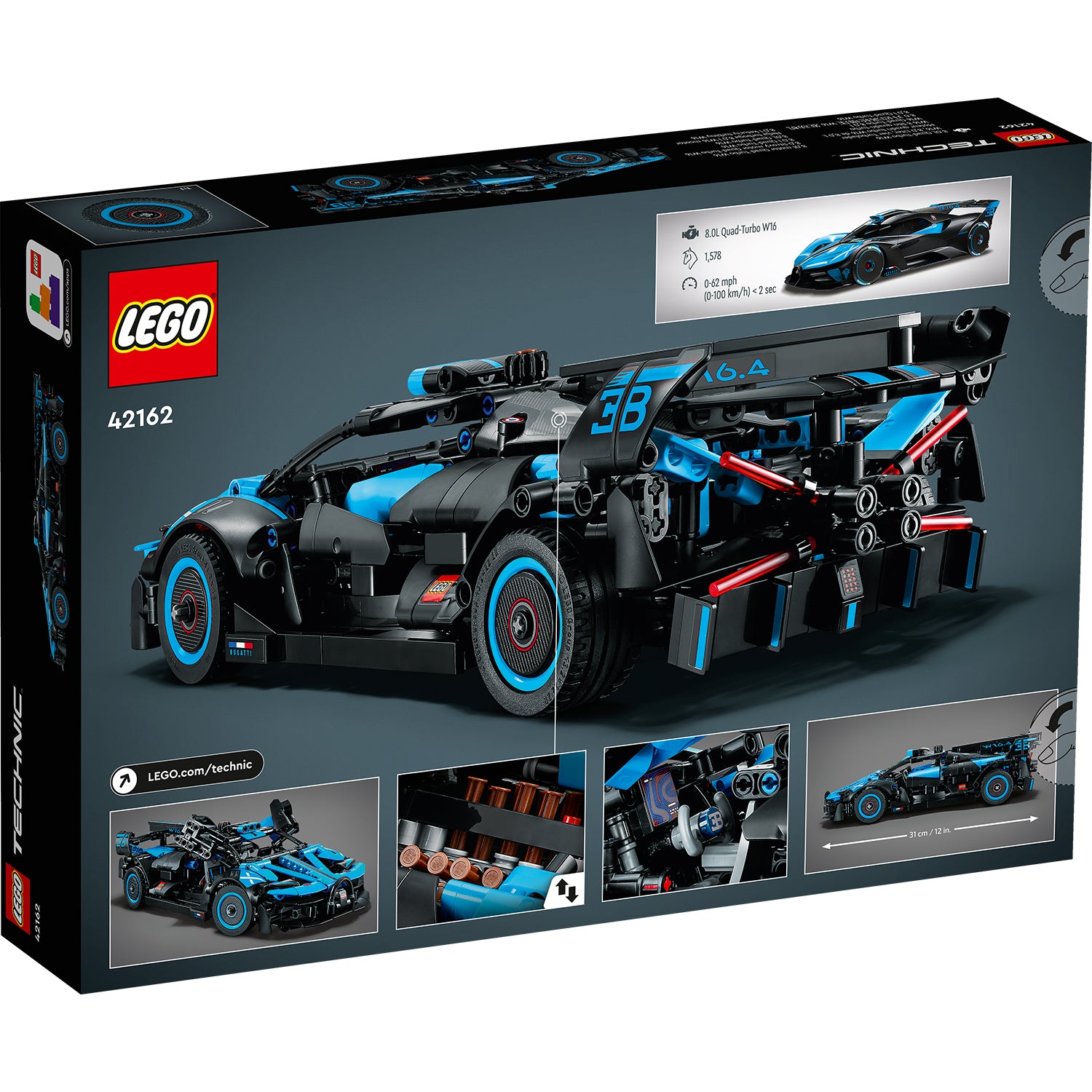 LEGO Technic Bugatti Bolide Agile Blue AG LEGO Certified Stores