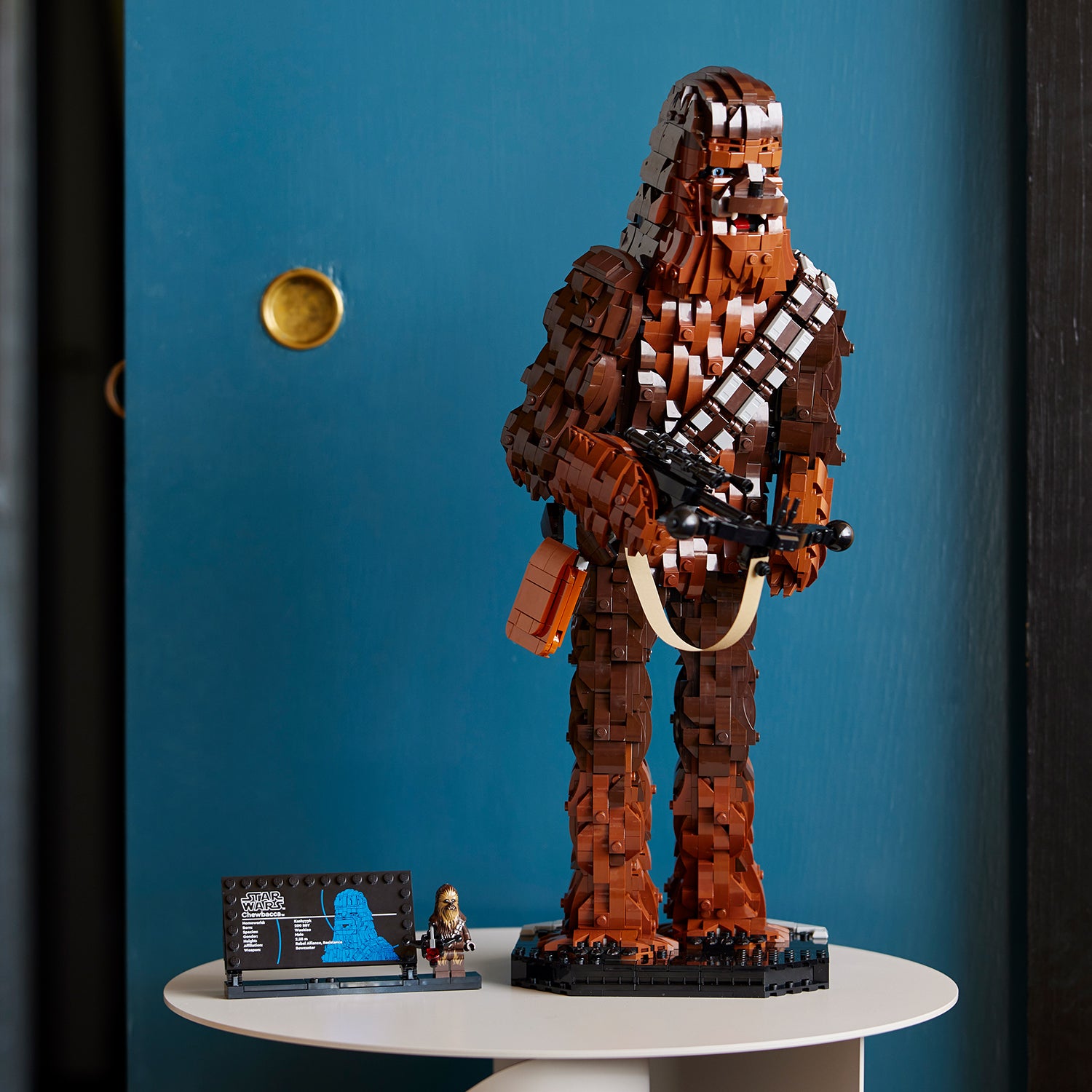 Lego chewbacca buildable sale figure