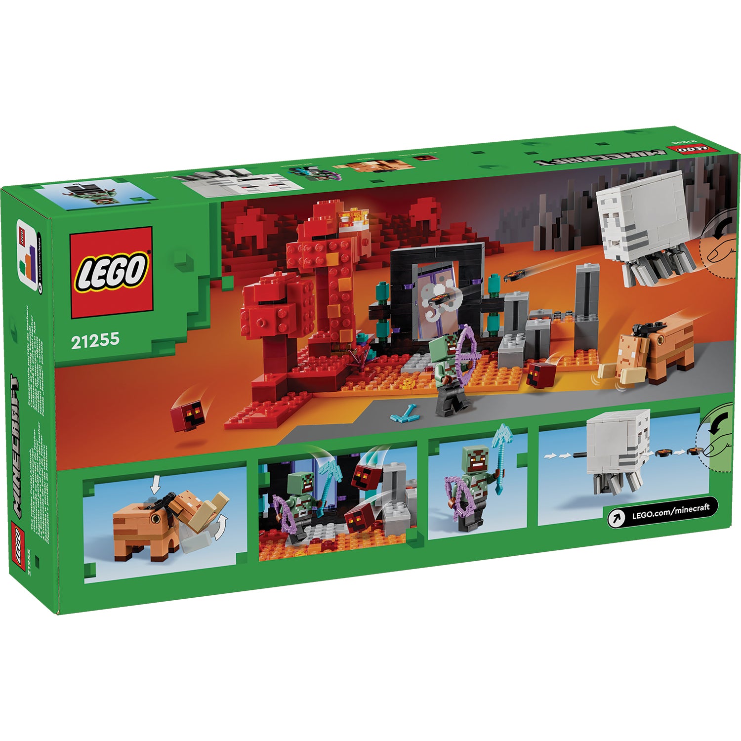 Nether best sale portal lego