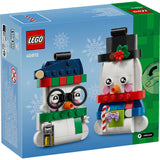 LEGO® Snowman Ornaments