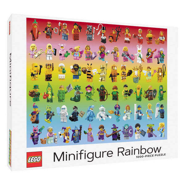LEGO Minifigure Rainbow 1000 Piece Puzzle AG LEGO Certified Stores