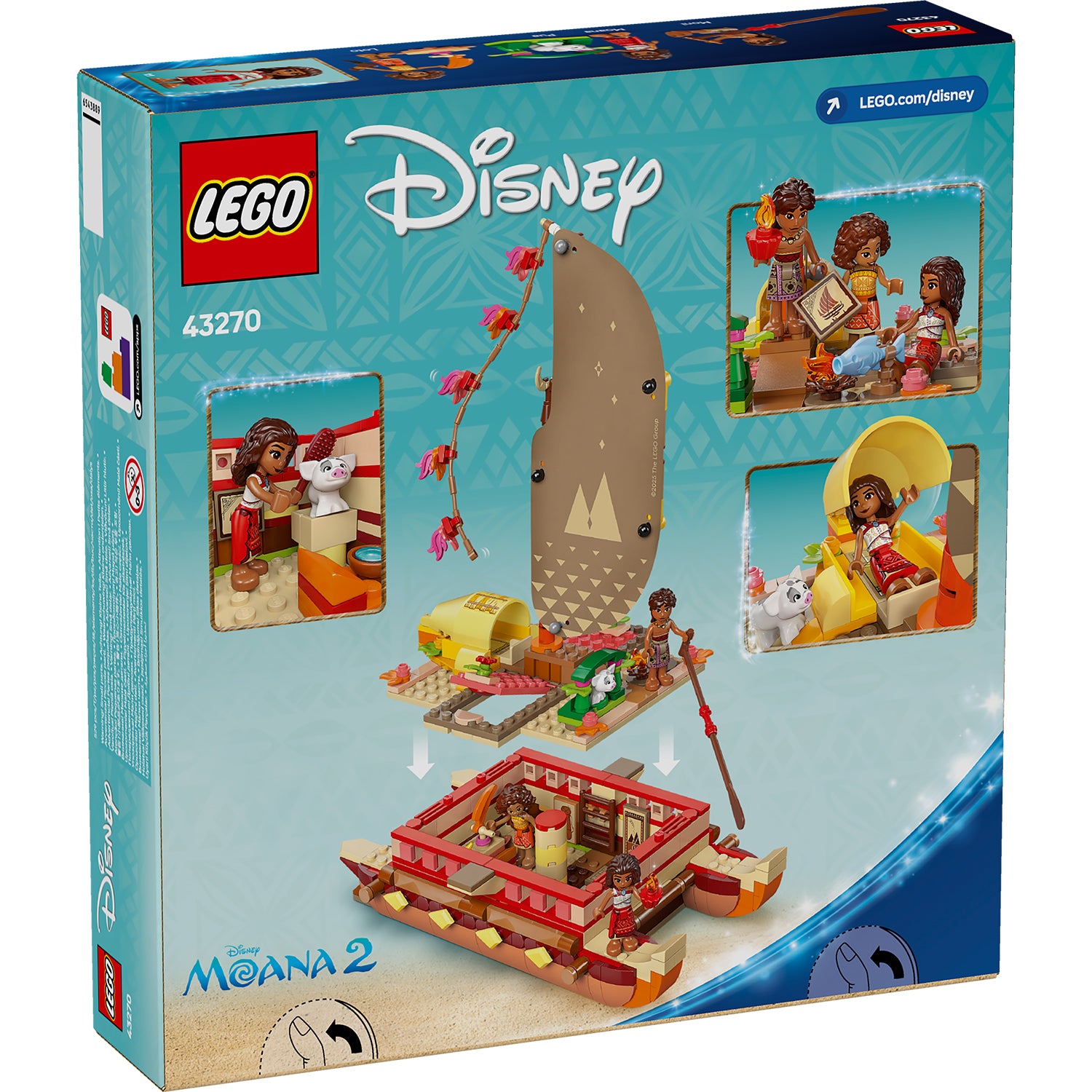 LEGO® Disney™ Moana's Adventure Canoe – AG LEGO® Certified Stores