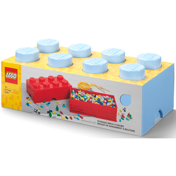 LEGO Storage Brick 8 - Light Royal Blue