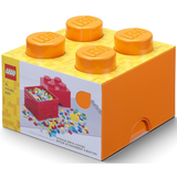 LEGO Storage Brick 4 Stud - Orange