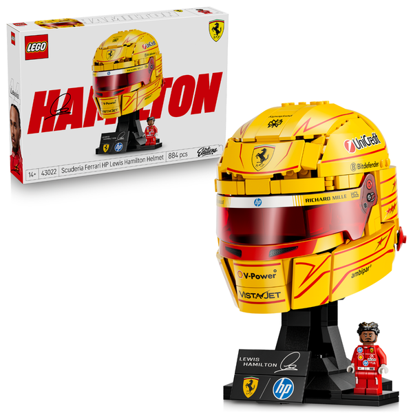 LEGO® Editions Scuderia Ferrari HP Lewis Hamilton Helmet