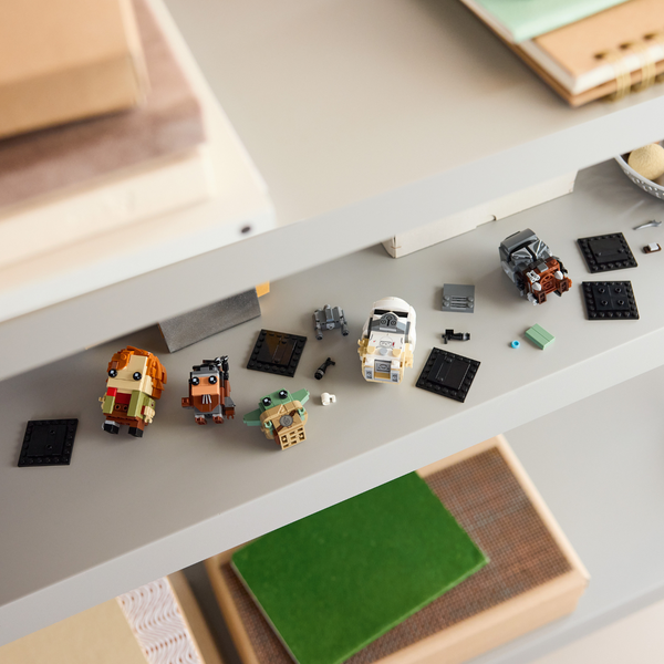 LEGO® Star Wars™ BrickHeadz™ The Mandalorian and Grogu: Allies & Villains