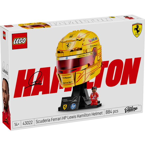 LEGO® Editions Scuderia Ferrari HP Lewis Hamilton Helmet