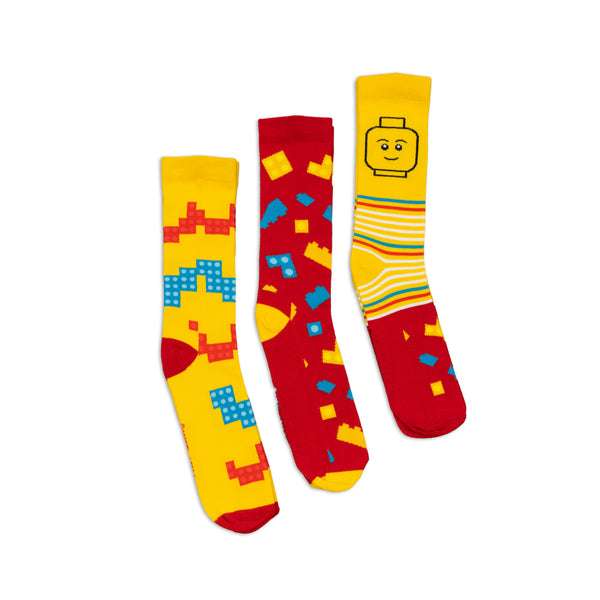 LEGO® Adult 3-Pack Socks