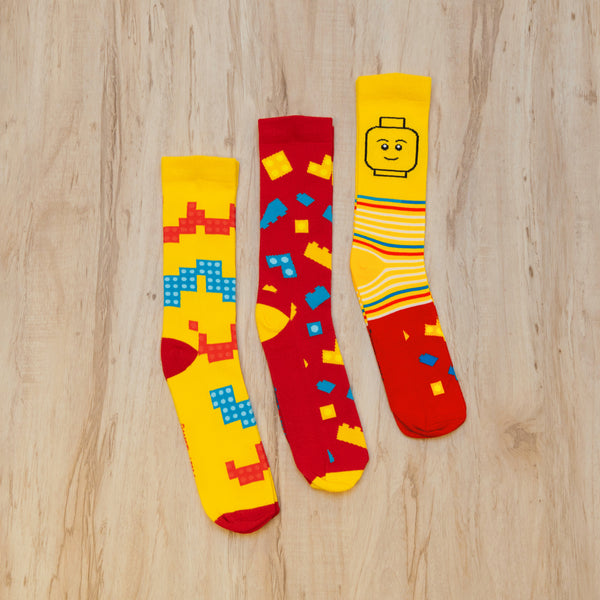 LEGO® Adult 3-Pack Socks