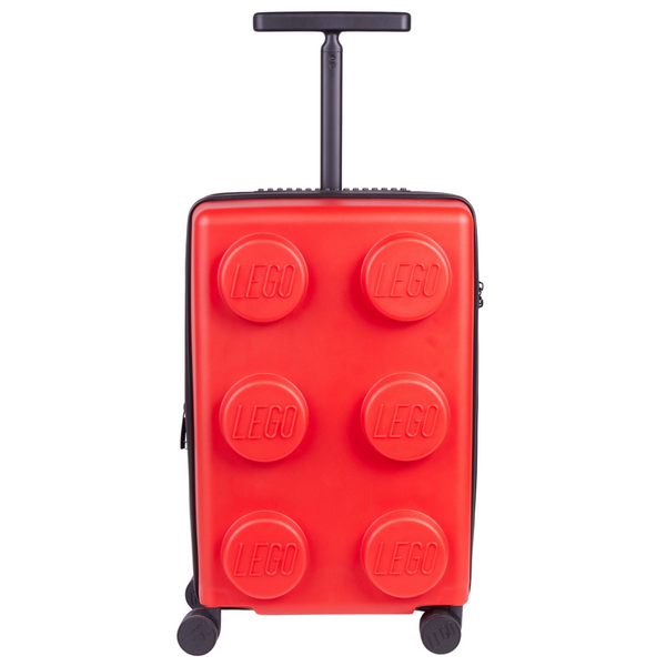 LEGO Signature Brick 2x3 Trolley Expandable Luggage - Red