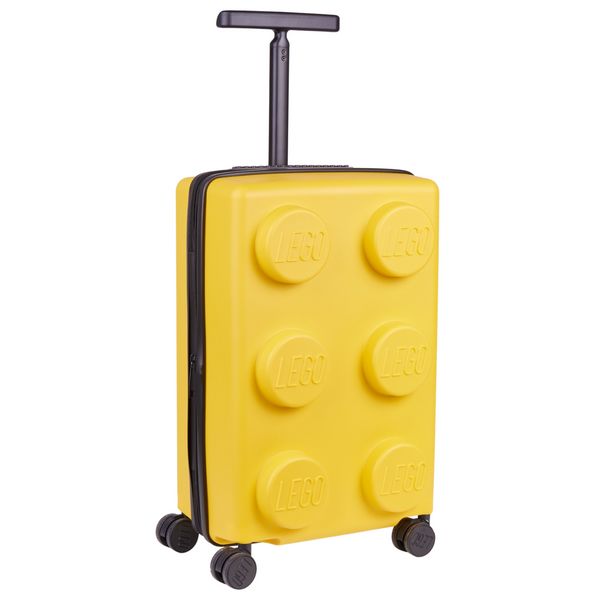 LEGO Signature Brick 2x3 Trolley Expandable Luggage - Yellow