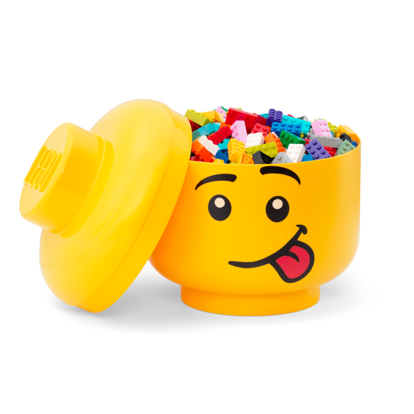LEGO Storage Head, Boy 9-1/2 x 9-1/2 x 10-3/4 Inches