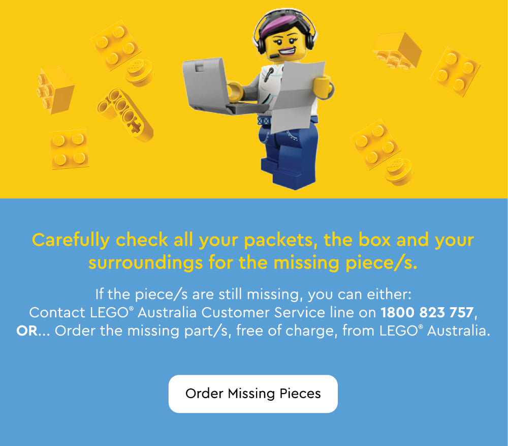 The missing piece lego store sale