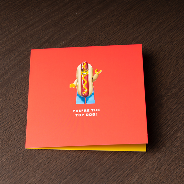 Greeting Card - You're the Top Dog