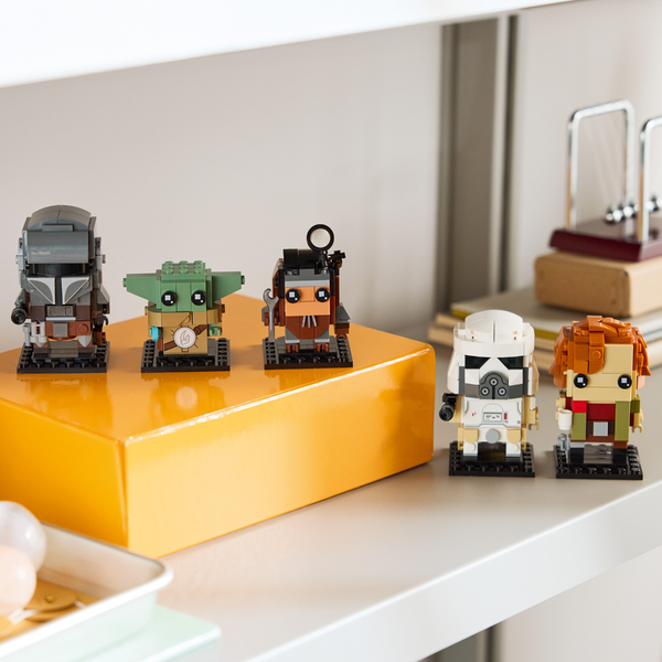 LEGO® Star Wars™ BrickHeadz™ The Mandalorian and Grogu: Allies & Villains